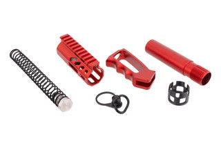 Anodized red furniture set from Guntec USA.